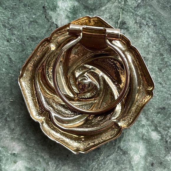 Vintage Rose Gold Tone Scarf Clip - Picture 3 of 4